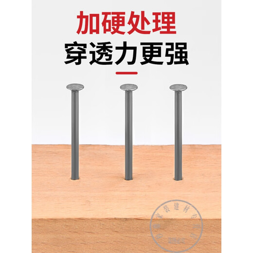 XMSJ圆钉水泥钉长钉墙钉铁钉洋钉特种高强度家用长钉混泥土墙钉木工钉 1.2寸 30mm长 (25盒/箱 约12250