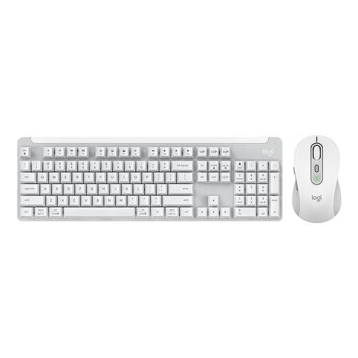 Logitech (Logitech) Série préférée K865 Clavier mécanique Clavier à double mode Bluetooth Clavier (modèle amélioré K845) 104 CLÉ FILLE GAMING BUSINESS OFFICE OFFICE Clavier et souris K865 Pearl White + M750 M blanc