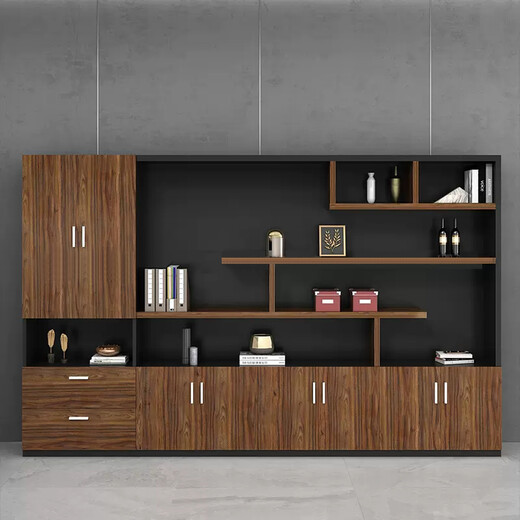 Shijin Furniture (shijinjiaju) executive desk boss desk simple modern president desk manager supervisor desk and chair combination executive boss desk furniture <thickness> 2.4 meters side cabinet