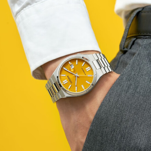 CITIZEN watch men's Japanese and Korean watch ME color series automatic mechanical steel belt business New Year gift NJ0150-81Z