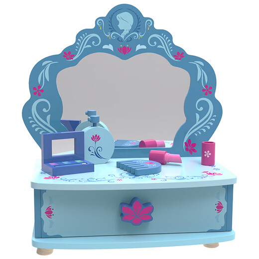 
Disney Frozen Dresser Children's Wooden Puzzle House Playing Toys Home Decoration Birthday Gift Gifts