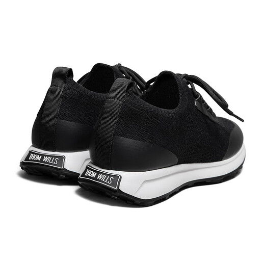 
THOM WILLS summer breathable single mesh sports shoes men's black men's shoes running shoes casual mesh shoes thin and lightweight black G681 39 / 6.5 size
