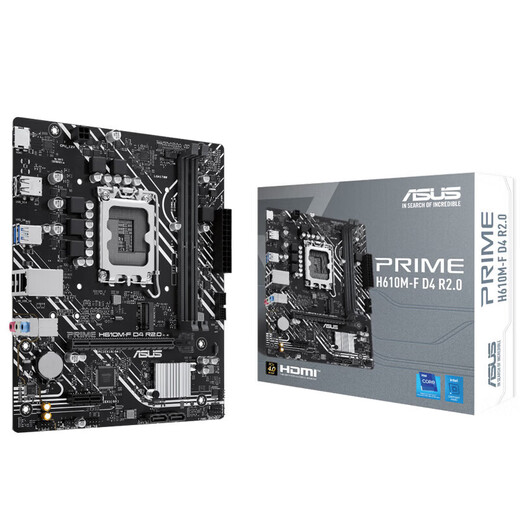 华硕（ASUS）12/13代/14代CPU主板 i3 14100f 13100f 12100f 散片 板U套装 H610M-F DDR4 12代i3-12100F散片【三年店保】