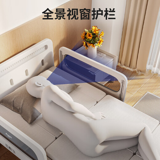 Medester Elektrisches Pflegebett, Heim-Lähmungsbett für ältere Menschen, multifunktionales Urinal- und Kot-medizinisches, intelligentes Bett für ältere Menschen, E61-LITE