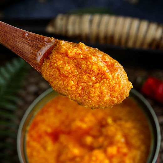 Canned crab roe sauce can be used as a meal with rice and noodles, canned food for lazy people, ready-to-eat, ready-to-eat, seafood oil-soaked whole box, delicious, delicious canned crab roe sauce, 3 cans