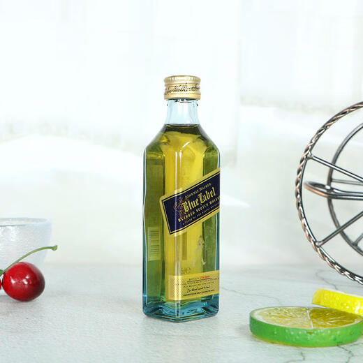 罗曼湖 洋酒 伏特加 威士忌 朗姆酒小瓶酒版酒伴便利店调酒基酒 尊尼获加蓝牌威士忌50ml