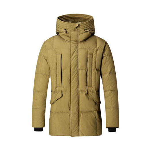 Sieben Wölfe (Septwolves) [Spritzsicher] Down Jacke Casual Outdoor Herrenjacke mit Kapuze mit Kapuze-Down-Jacke 702 (dunkle Aprikosenfarbe) 2xl 185/104a