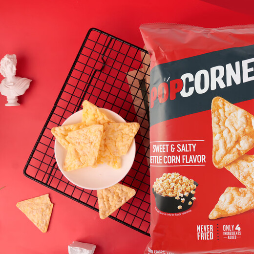POPCORNERS哔啵脆玉米片4口味142g*4原装进口非油炸休闲膨化礼物零食大礼包