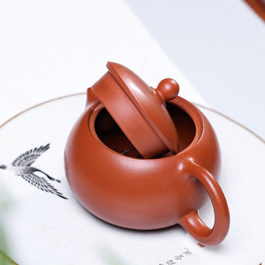 Hidden Pot World Government Subsidy Yixing Zisha Pot Purely Handmade Teapot Zisha Tea Set Zhuni Xishi Tea Set
