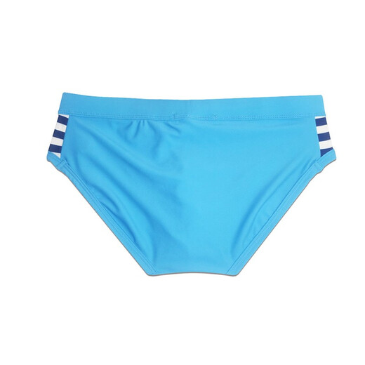 UXH boys' briefs, color-blocked, polyester, spandex, elastic fabric, tethered, adjustable, close-fitting fabric, comfortable beach surfing wear, dark blue XL