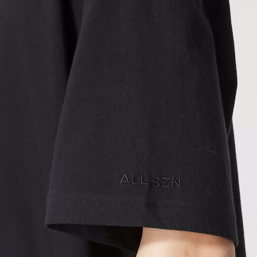 阿迪达斯 （adidas）短袖T恤男士2025夏季新款针织透气宽松舒适休闲运动服纯色刺绣 IC9793黑色 L