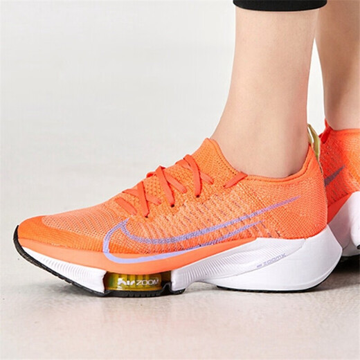Nike (Nike) Женская обувь Новая амортизация Air Zoom Sportsing Sports Легкие дышащие не скользящие марафонские кроссовки Ci9924-800 Ярко-апельсин 36,5