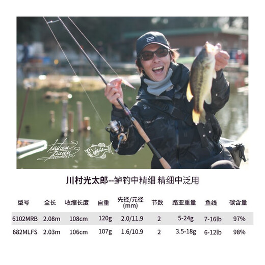 
Dayiwa (DAIWA)ZILLION Zilong competitive lure rod competition lure fishing long throw bass fishing fine fishing general insect system 2.03m Kawamura 682/MLFS (medium soft straight handle)