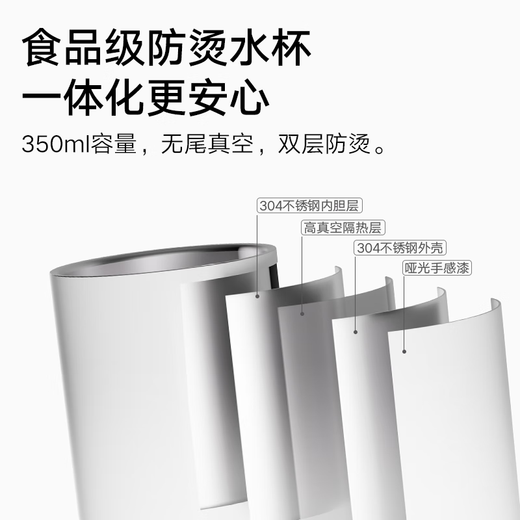 Mijia Xiaomi instant water dispenser portable instant water kettle travel electric kettle desktop household small mini white MJBXJRYSJ01