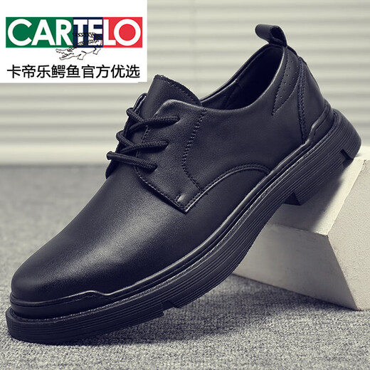 Cartelo Martin Boots Men's Spring y Autumn 2025 Shoes de moda zapatos de cuero informales de techo