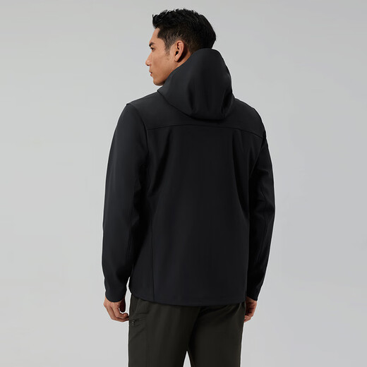 KAILAS soft shell jacket for men with velvet, warm, breathable and elastic outdoor windproof and wear-resistant hooded hiking jacket