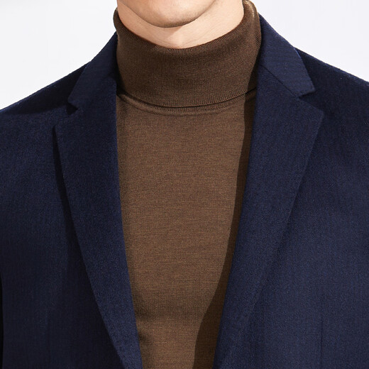 Antonio [Cashmere + Wool] Light luxury business wool suit jacket for men Blue M (170/88A)