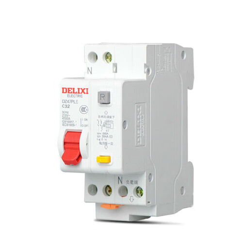 Delixi Electric air circuit breaker air switch leakage protector DZ47PLE1P+N32A