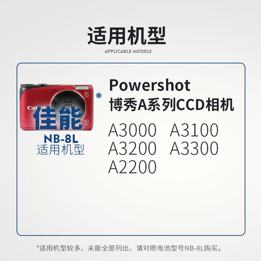 Thysent (DSTE) подходит для Canon A3200 A3000 A2200 A3300 A3100 Цифровая камера NB-8L Battery One Charge PC1585 PC1475 PC1474
