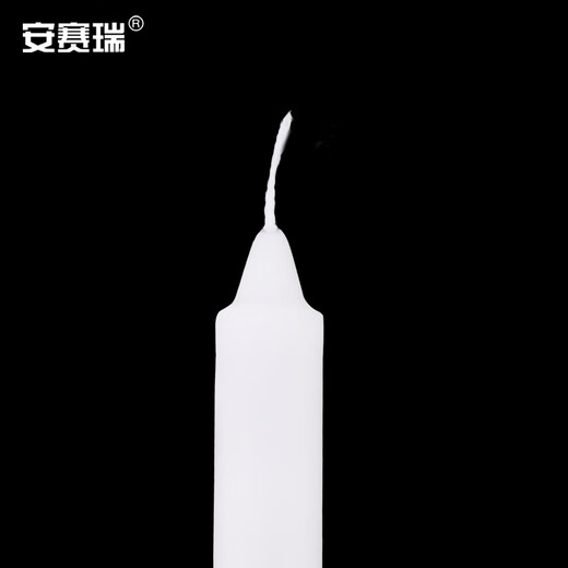 Ansery candle large long thick pole power outage emergency lighting candle (10 pieces/pack) 2x20cm white 28033