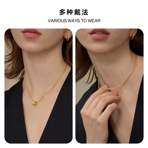 Arsis star same style snake pattern two-wear necklace for women, light luxury clavicle chain sweater chain, versatile gift for girlfriend, snake pattern two-wear necklace (gold)