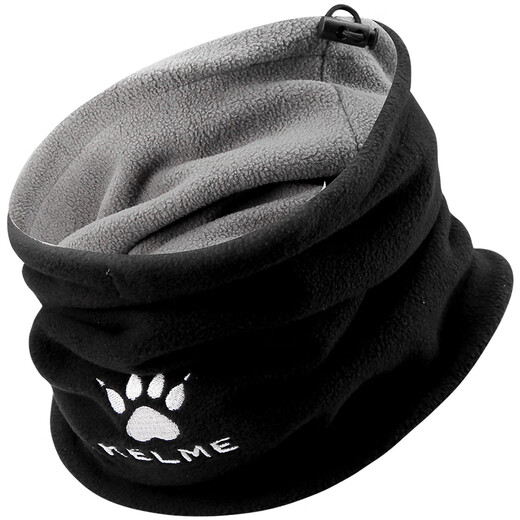 KELME cycling mask men's neck scarf winter windproof and cold protection face and neck warm hood scarf cycling headscarf black