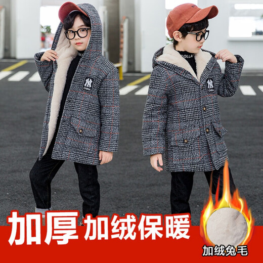G.DUCKKIDS Children's Clothing Boys' Jackets Autumn and Winter Plush Children's Woolen Coats Mid-Length Thickened Boys' Winter Hooded Tops Khaki Size 160 Recommended Height 150-160cm 12-13 Years Old G.DUCKKIDS Children's Clothing Boys' Jackets Autumn and Winter Plush Children's Woolen Coats Mid-Length Thickened Boys' Winter Hooded Tops Khaki Size 160 Recommended Height 150-160cm 12-13 Years Old