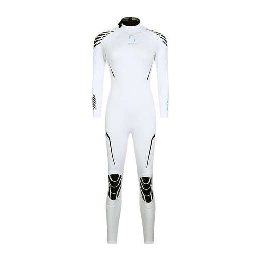 ZCCO New 3mm Diving Suit Men's One-piece Warm Wet Suit Women's Long Sleeve Coldproof Snorkeling Winter Swimsuit Men's Black XL