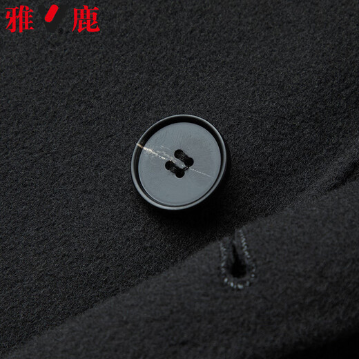 Yalu Sheep Wool Double-sided Wool Coat Men's Mid-Length Autumn and Winter Slim Windbreaker Men's Wool Coat