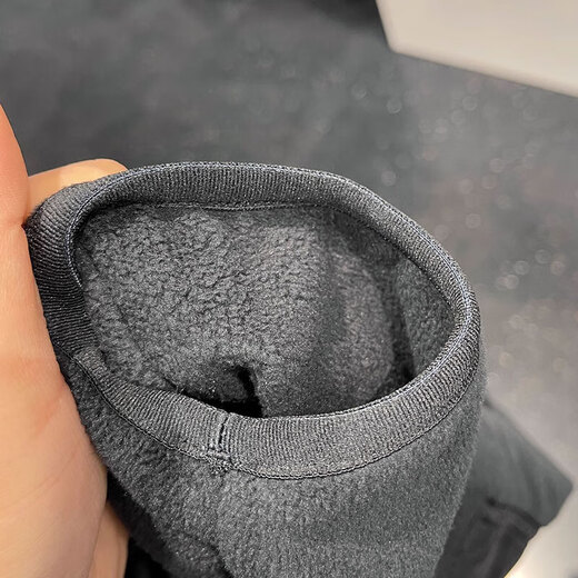 耐克卫衣外套男装 冬季新款摇粒绒运动服保暖休闲圆领套头衫上衣 DD4855-010/黑色/内里加绒 L /建议130-150斤