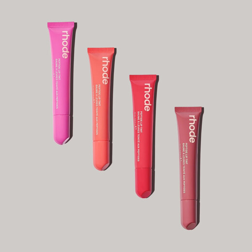 rhode【京仓配送】海莉有色唇釉啫喱润唇膏唇部护理精华白女超模 Toast玫瑰粽