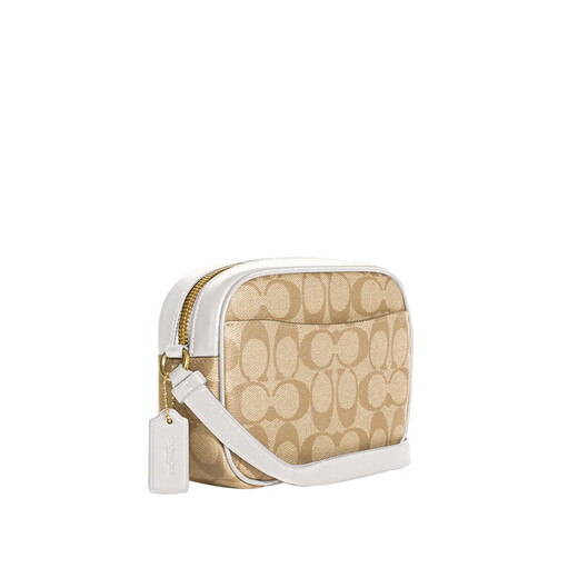 Trainer Jamie Women's Fashion New Mini Kameratasche Box Tasche One-Shoulder Crossbody Bag Beige Logo C9926-IMDQC Hong Kong Warehouse