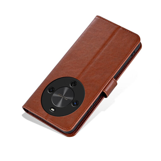 AZNS Huawei Enjoy 70X Mobile Case Flip-Fold Leather Case BRE-AL80 Protection Anti-fall 5G Front and Rear Fully Filled Soft Case Side-Flip Card Wallet-style Retro Business Men and Women New Style Enjoy 70X [Brown] Flip-Fold Leather Case