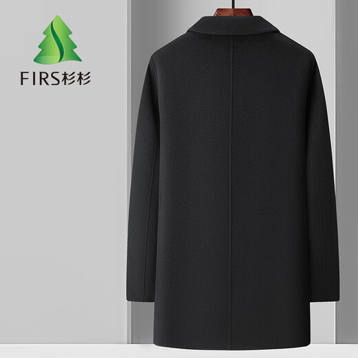 Shanshan wool double-sided woolen coat men's autumn and winter mid-length windbreaker jacket casual warm woolen coat top men's clothing