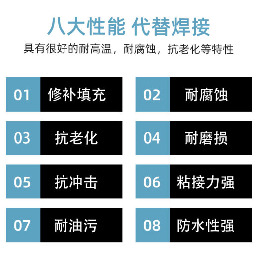 卡夫特耐高温250度工业修补剂K9737金属铸铁钢质模具缸体沙眼裂缝修复剂 K-9737 耐高温250g