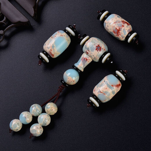 Sarara Accesorios culturales Star Moon Little Vajra Bodhi 108 Piezas Set Pulselas Budistas Baderas Cabeza cuatro sets Diysn3878 Estilo 10 [Tamaño de gran tamaño] Recomendado con 14m-15m