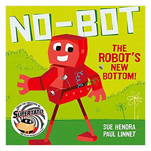 Livre d'images d'histoire No-Bot Robot parent-enfant lecture de l'anglais apprentissage des livres importés originaux