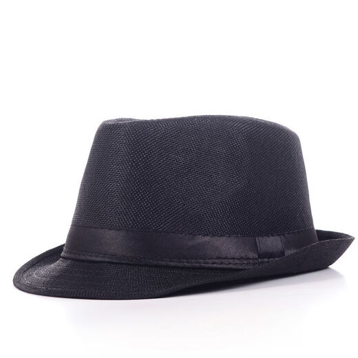 Karond nouveau produit top chapeau hommes et gentleman chapeau d'été rétro de mode britannique jeunesse hommes et femmes lin jazz chapeau décontracté de soleil de soleil.