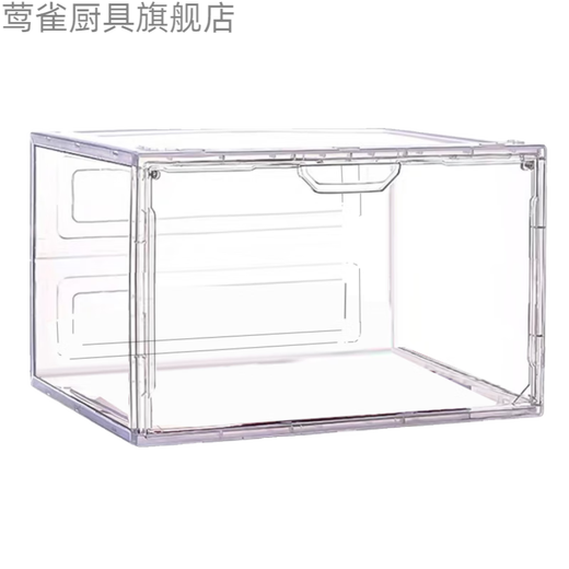 Weekend Island Acrylic Shoe Box New Three-Side Highly Transparent Thickened Hard Plastic Shoe Box Shoes Acrylic Magnetic Side Opening Display Three-Side High Transparent White Model 10 Pieces 33x27x21cm
