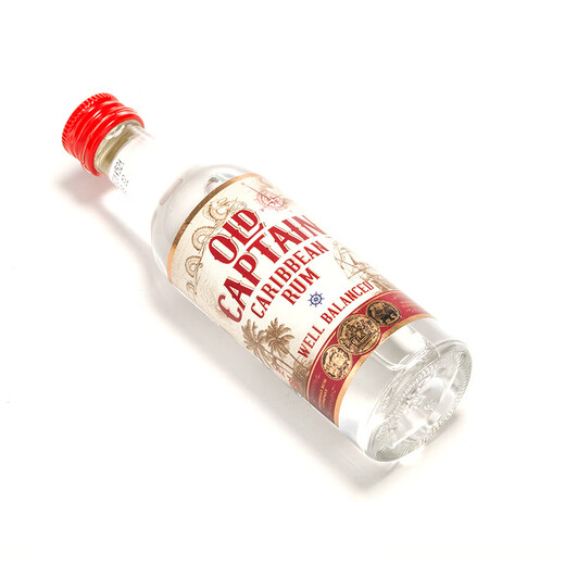 Old Captain of the Galle Sea Bacardi Blanc Rum Marybo Coconut Rum Havana Club Small Bottle of Foreign Liquor Bartender Base Win White Rum 50 ml * 6
