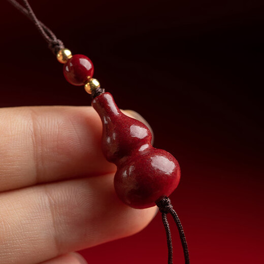 Lubo cinnabar gourd mobile phone pendant mobile phone lanyard key chain pendant personalized creative pendant for men and women birthday holiday gift cinnabar gourd mobile phone lanyard