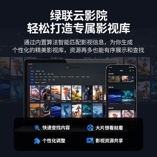 UGREEN DX4600 Pro nas private cloud home network cloud storage server four bays 2.5G network port hard drive mobile phone tablet expansion smart AI photo album DX4600 Pro with Seagate Coolwolf 4T*2 genuine equipment warranty two years hard drive three years