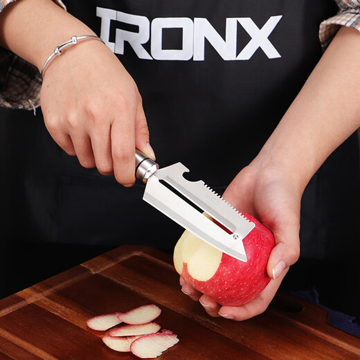 奥美优 不锈钢削皮刀 创意多功能瓜果刨削皮器鱼鳞刀 AMY1122