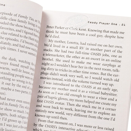 头号玩家 玩家一号（电影版）英文原版 Ready Player One 英文小说