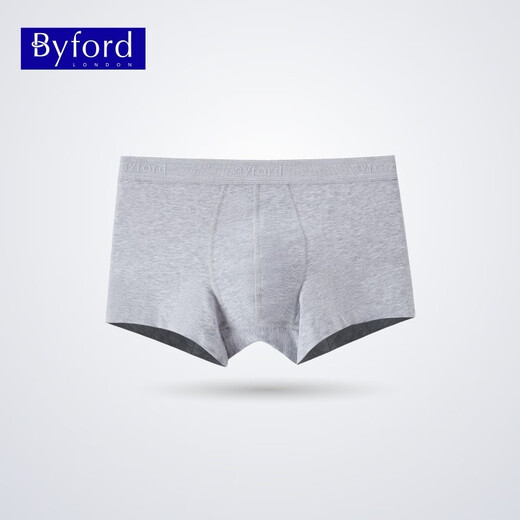 BYFORD Men's Boxer Underwear Comfortable EUC Cotton Stretch Boxer Mid-waist Men's Pants Shorts Red Gift MW718/719 MW718 Red 1 M