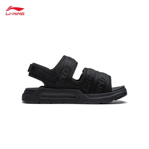 Li Ning children's shoes children's sandals for boys COKAYOUNG smooth lightweight rebound comfortable casual shoes black-3 35