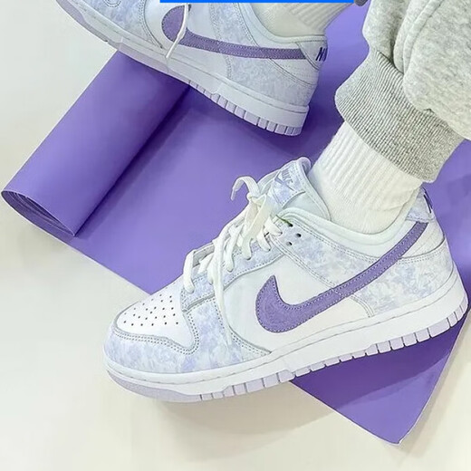 Nike (Nike) Dunk Low White Purple Mokka Männer und Frauen Low Top Casual Board Schuhe DD1391-104 /DD1390-100 DD1391-104 [lila] 36