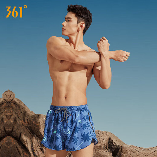361°泳裤男士防尴尬宽松速干游泳裤平角沙滩裤温泉游泳装备
