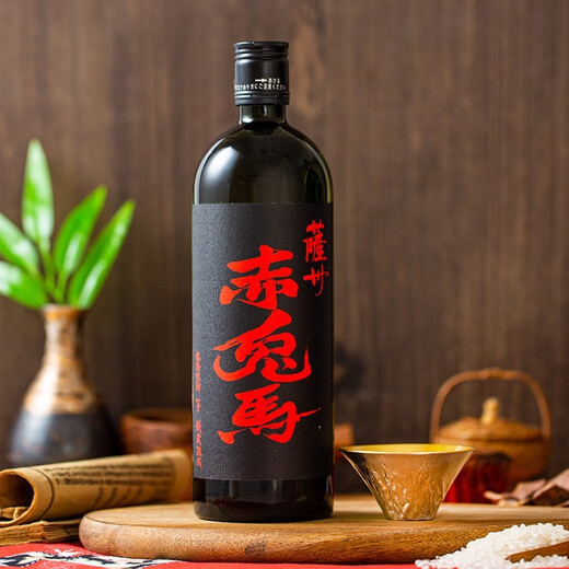 赤兔马本格烧酒 蒸馏酒 世界双金奖烧酒 日本原瓶进口洋酒 日料芋烧酒 本格芋烧酒1.8L【红】