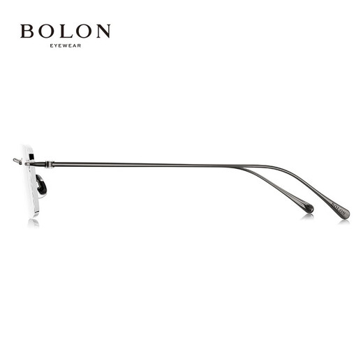 Tyrannosaurus (BOLON) myopia glasses frame new frameless optical frame titanium BT1609 can be equipped with Eslior Zeiss lens B10-carbon gun